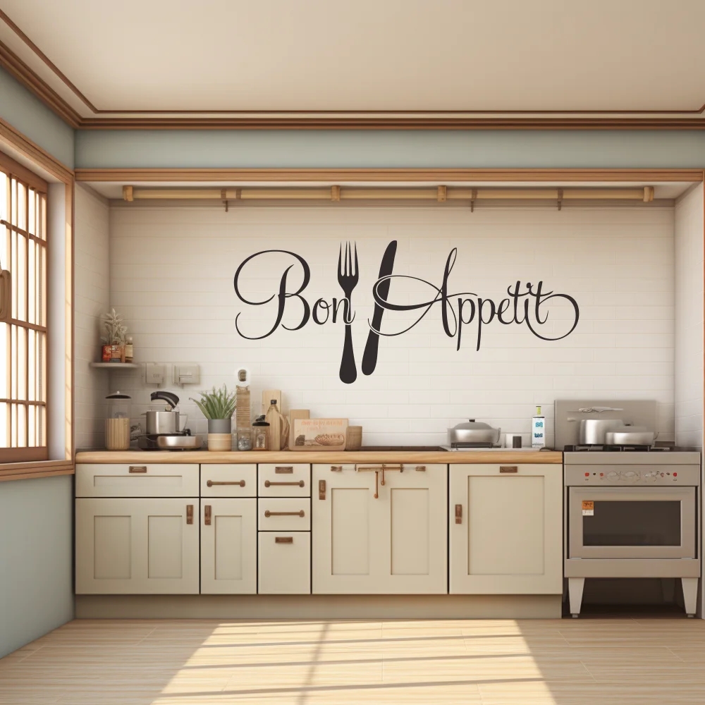 Home Decor Free App - Autocollant mural de Motif de Bon