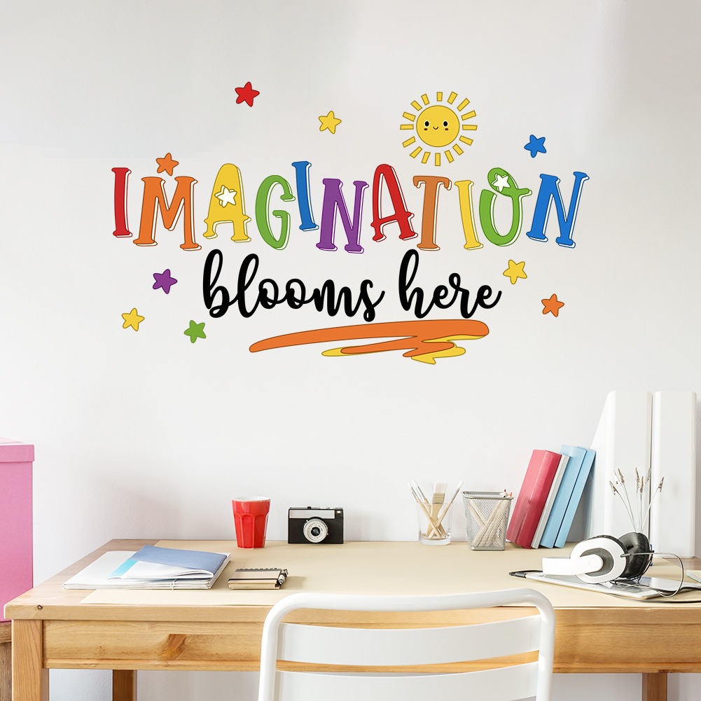Home Decor Indonesia - Autocollants muraux colorés pour chambre d'enfant,