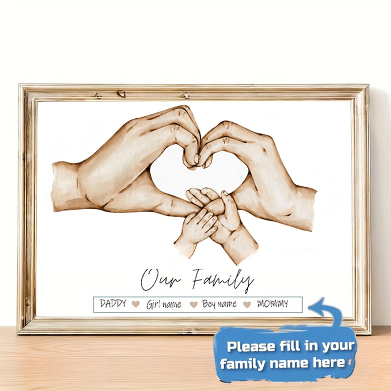 Affiche personnalisée à main d - Home Decor Theme avis et prix