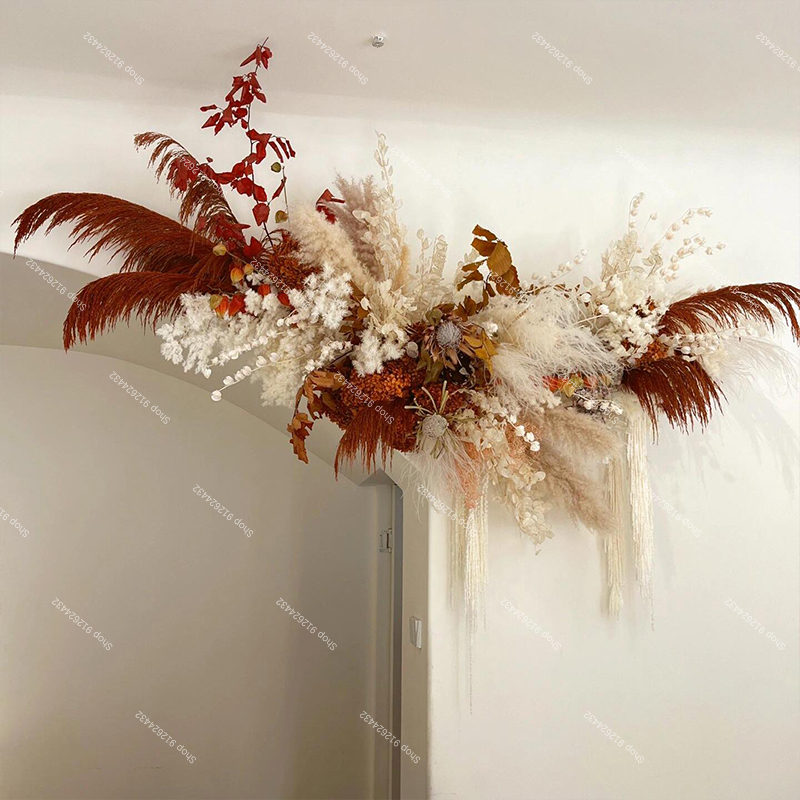 Herbe de la pampa, rose artifi - Pampas Grass Decor avis et prix