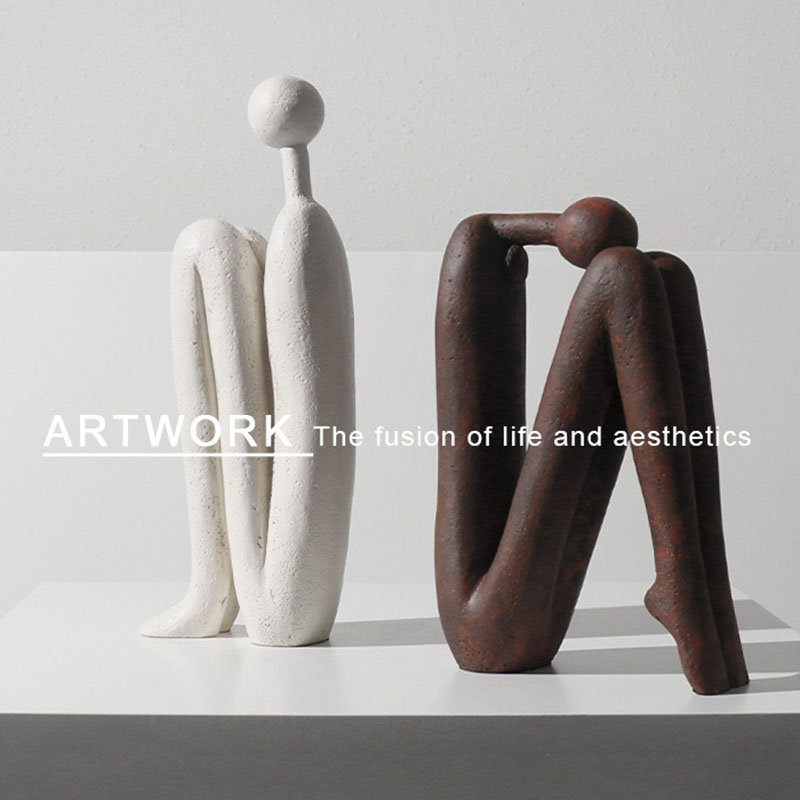 Statue de figure d'art abstrai - Home Decor Za avis et prix
