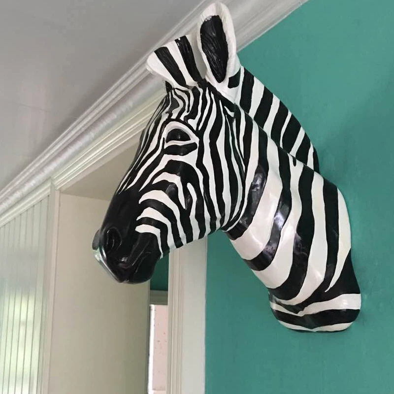 Statue de tête de zèbre en rés - Home Decor Y2K avis et prix