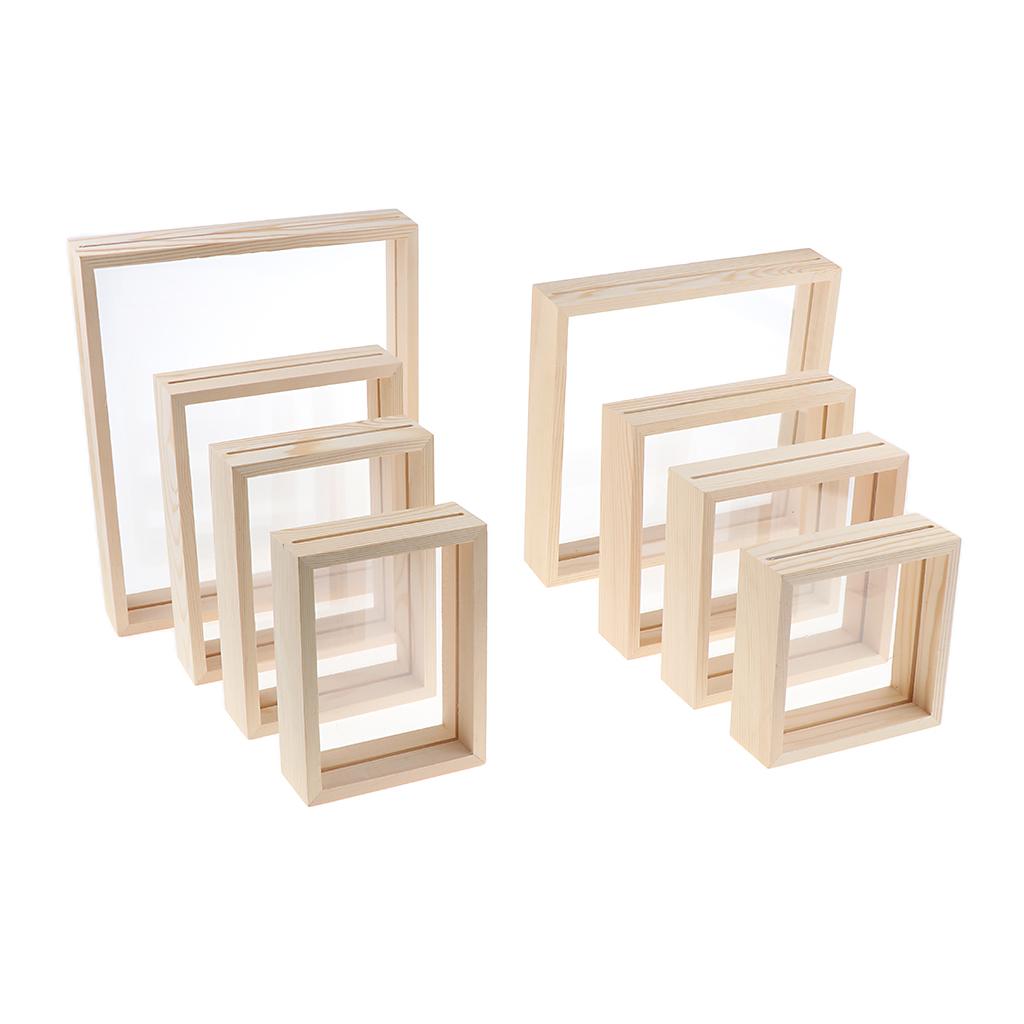 Cadre en bois transparent en v - Bamboo Photo Frame avis et prix