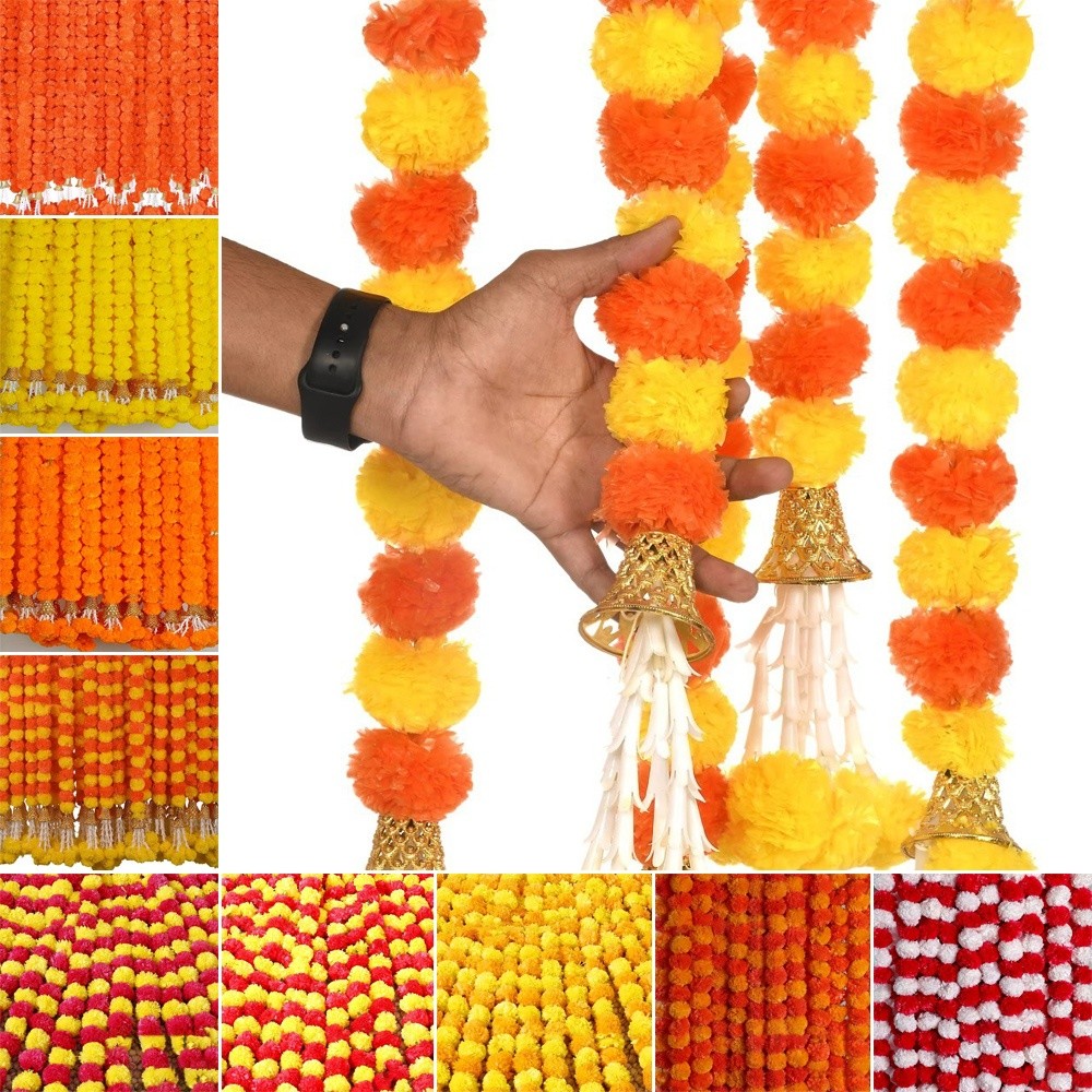 Guirlande de souci artificiell - Home Decor Indonesia avis et prix