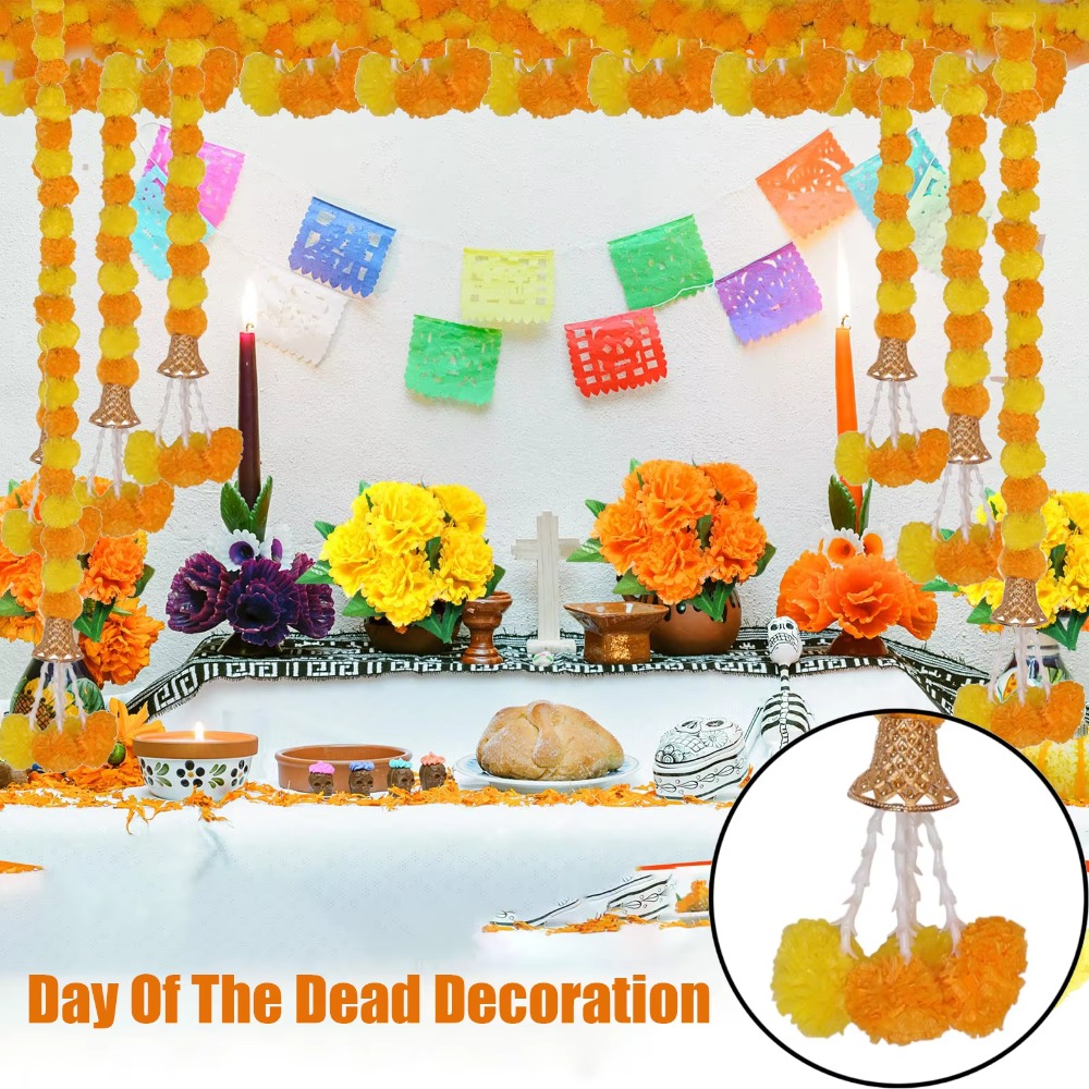 Guirlande de souci artificiell - Home Decor Indonesia avis et prix